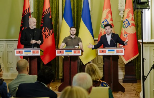 Volodimir Zelenski se sastao sa Dritanom Abazovićem i Edijem Ramom u Kijevu