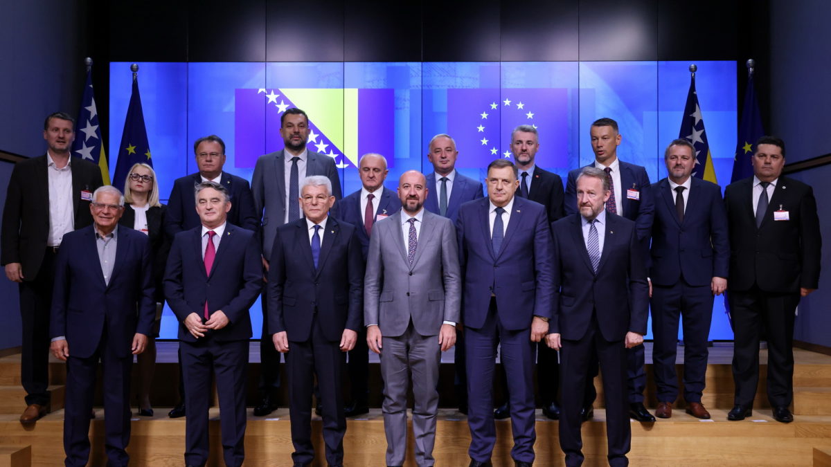 Počeo sastanak lidera parlamentarnih BiH stranaka sa EU zvaničnicima