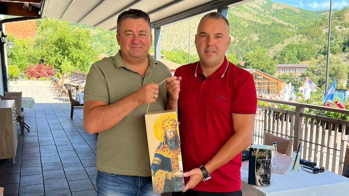 Siniša Vidović se na Kosovu i Metohiji sastao sa predsjednikom opštine Zvečan