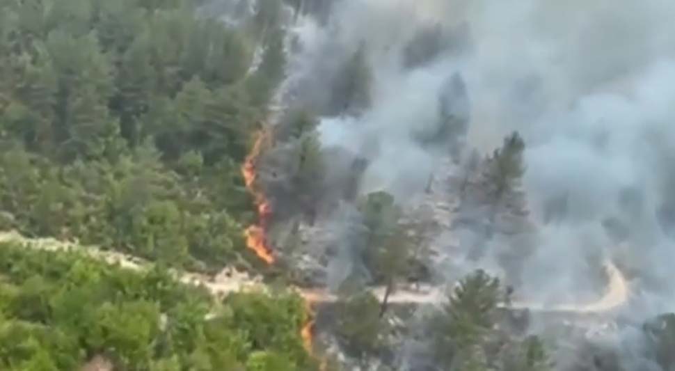 Požarna linija kod Trebinja duga preko 20 kilometara, stigli helikopteri iz Srbije