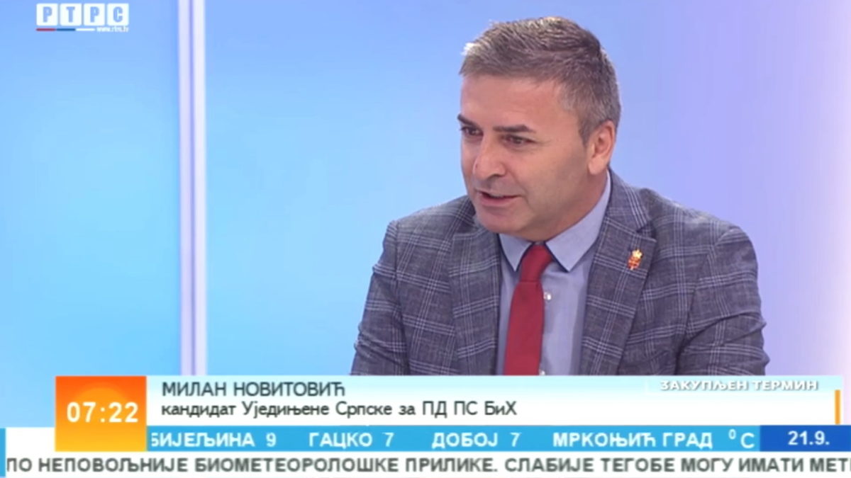 Novitović: „Republika Srpska prati politiku Republike Srbije“