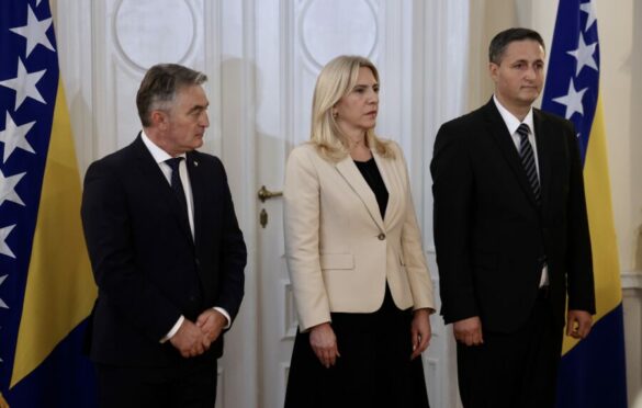 Cvijanović, Bećirović i Komšić položili zakletvu u Predsjedništvu BiH