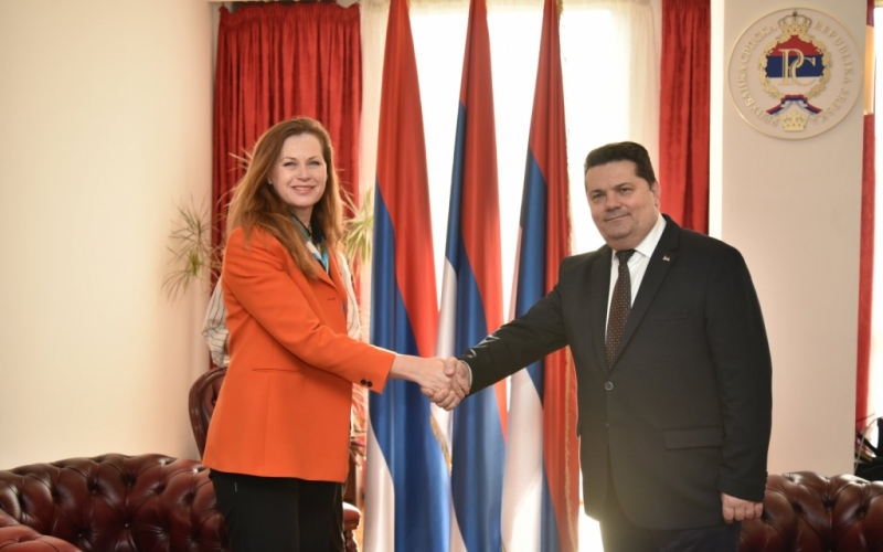 Predsjednik Stevandić razgovarao sa rezidentnom koordinatorkom Ujedinjenih nacija u Bosni i Hercegovini