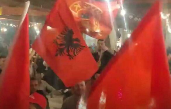 Slavili pobjedu u Crnoj Gori uz zastave “velike Albanije” i povike “UČK”