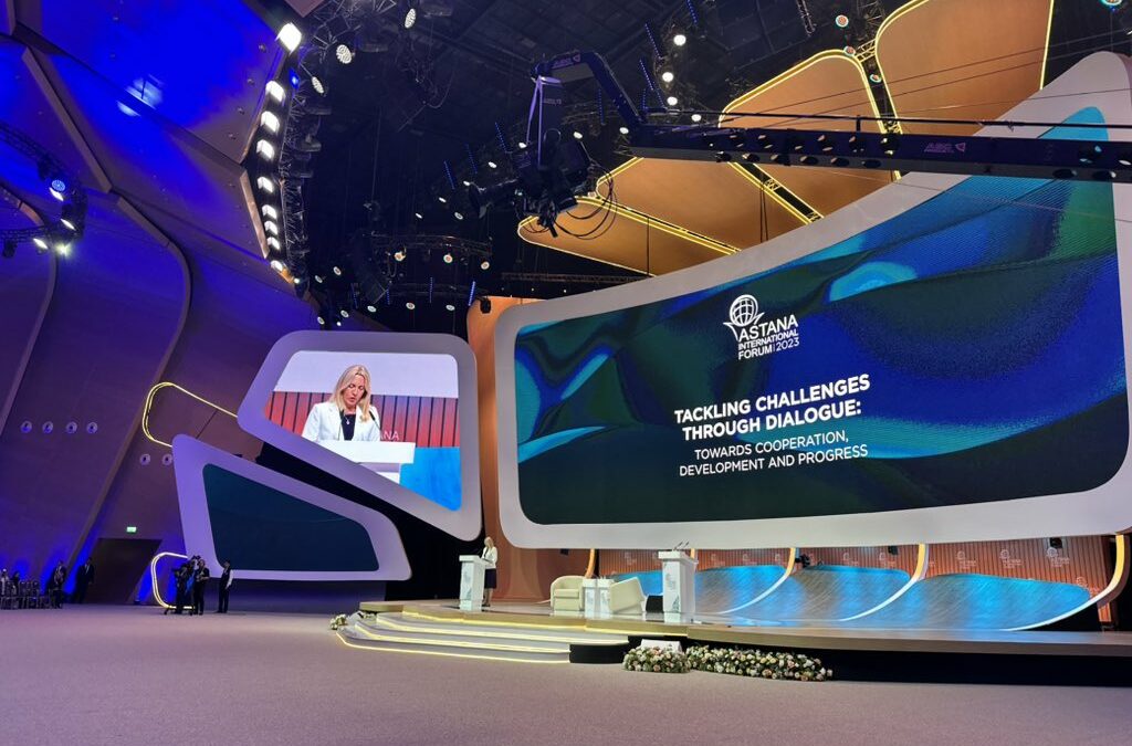 Cvijanovićeva na forumu u Astani; Multilateralna diplomatija od ključne važnosti