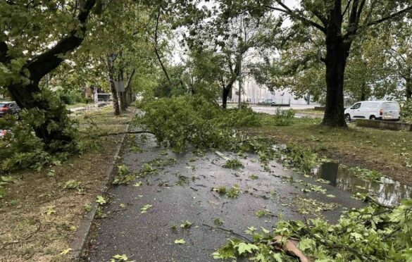 Nevrijeme i jak vjetar zahvatili Brod