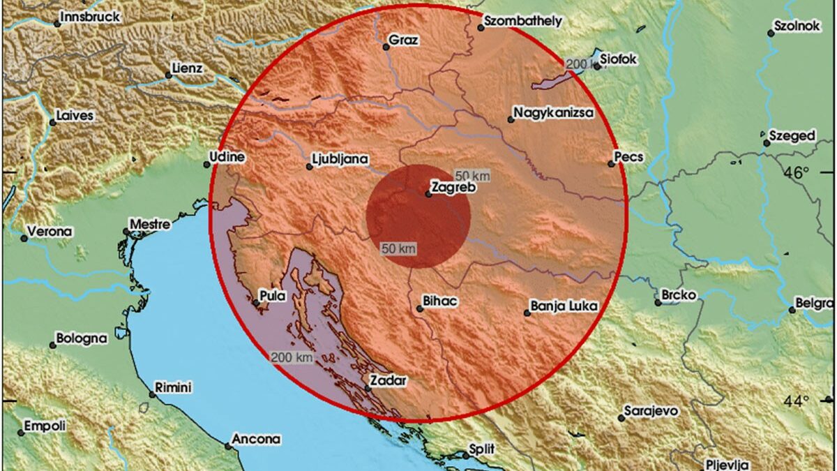Tresla se Hrvatska, epicentar kod Karlovca