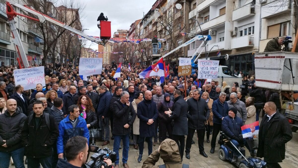 Veliki protestni opštenarodni skup Srba na Kosovu
