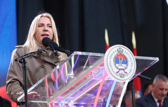 Cvijanovićeva poslala jasnu poruku na mitingu “Srpska te zove”