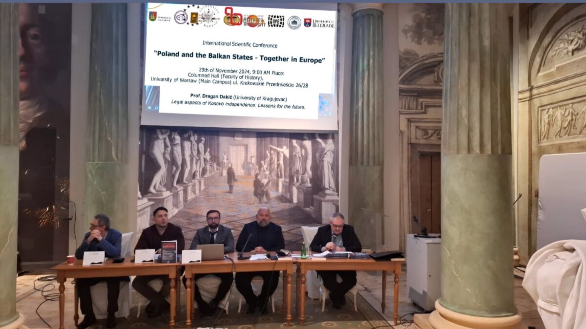 Savjetnik predsjednika Narodne skupštine Republike Srpske dr Dragan Dakić, prisustvovao naučnoj konferenciji nazivom „Poljska i balkanske države – zajedno u Evropi“