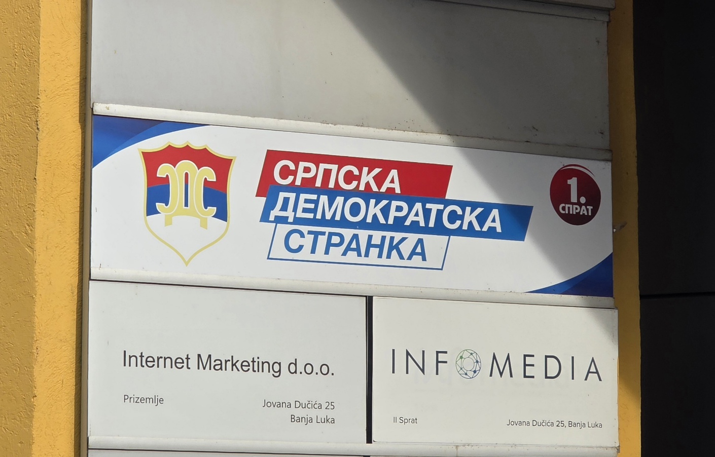 SDS: Načelnika Širokog Brijega i Thompsona proglasiti nepoželjnim osobama