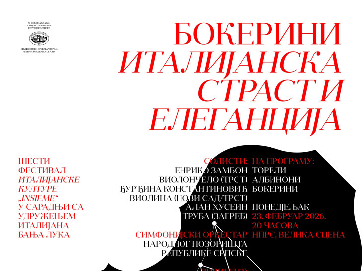 Šesti festival “Insieme“ donosi veče vrhunske italijanske klasične muzike