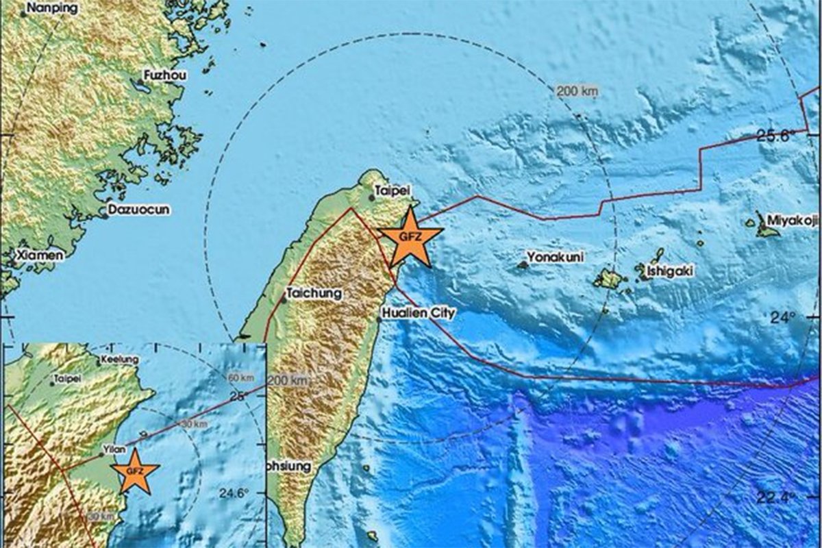 Snažan zemljotres pogodio Tajvan