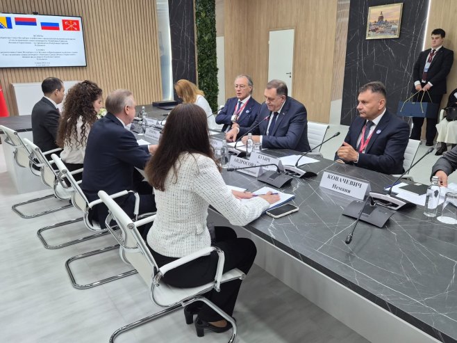 Delegacija Srpske sa gubernatorom Sankt Peterburga