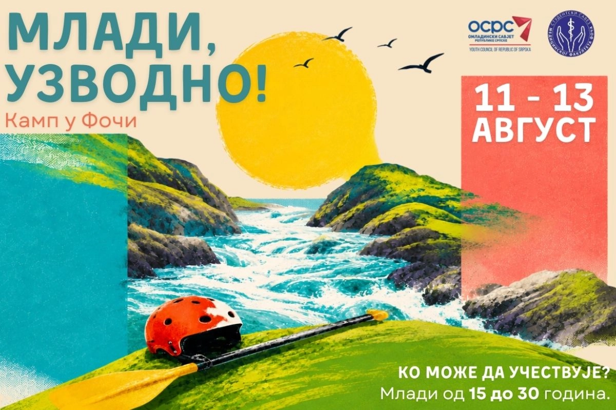 Otvorene prijave za ljetni kamp za mlade u Foči: Tri dana avanture i druženja