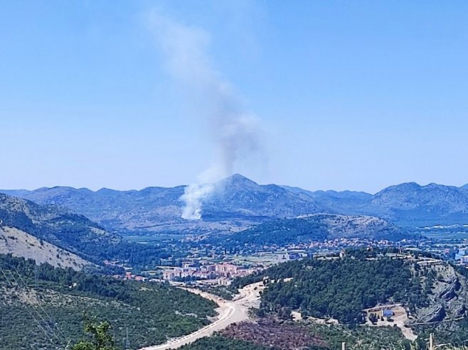 Požar u mjestu Volujac kod Trebinja stavljen pod kontrolu, vatrogasci odbranili kuće