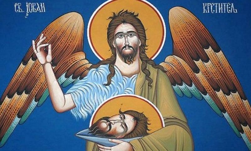 Danas Usjekovanje glave Svetog Јovana Krstitelja