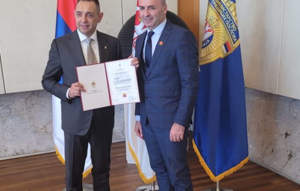 Delegacija Republičke uprave civilne zaštite Republike Srpske na prijemu kod Ministra unutrašnjih poslova Aleksandra Vulina