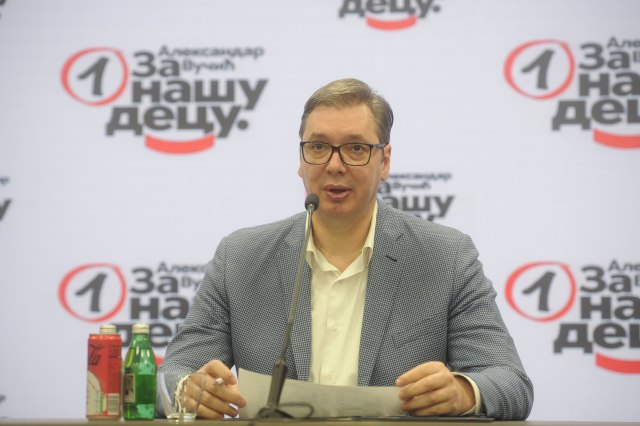 Vučić nosilac svih izbornih lista SNS-a: “Zajedno možemo sve”