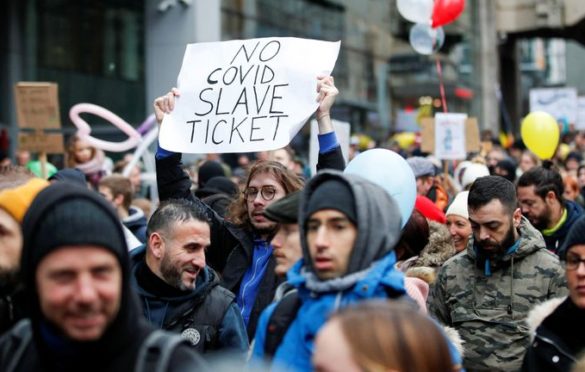 Demonstranti se sukobili s policijom u Briselu, uhapšeno 55 osoba