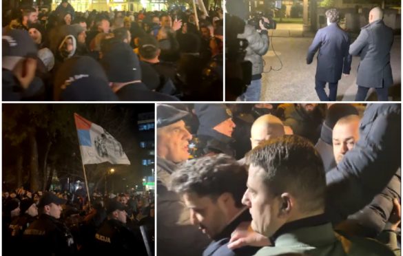 Demonstranti izvrijeđali Abazovića na protestima protiv formiranja nove vlade u Crnoj Gori