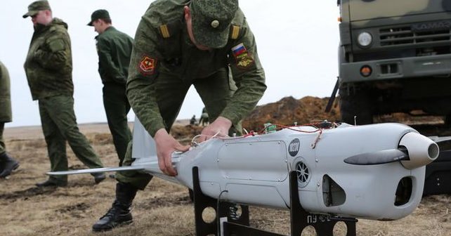 Presretnut dron Ukrajine