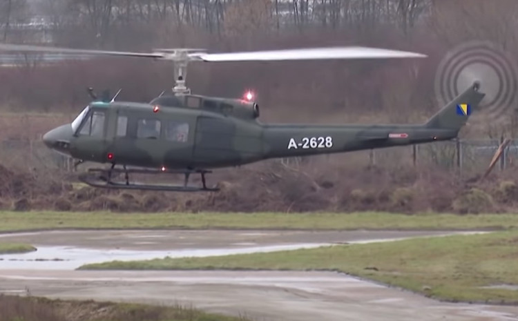 Prevrnuo se helikopter Oružanih snaga BiH