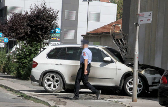 Tokom prošle noći izgorio džip u centru Banjaluke