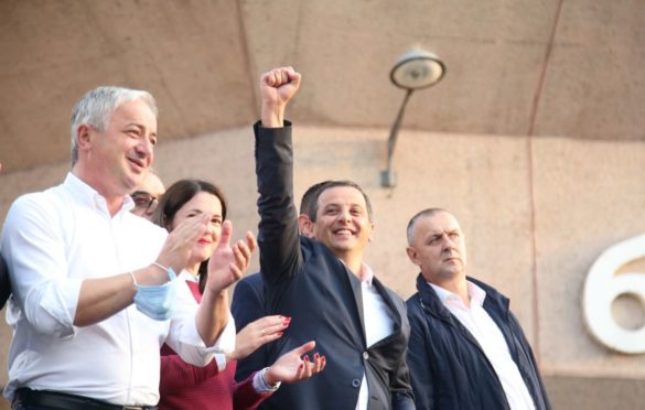 Vukanović prezadovoljan podrškom koju je dobio na protestima u Banjaluci