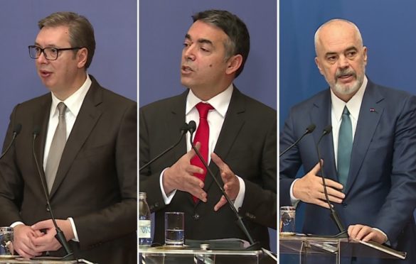 Vučić, Dimitrov i Rama potpisali zajedničku izjavu o planovima za napredak i putu ka EU