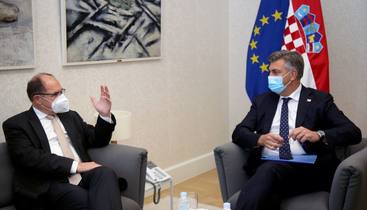 Sastanak Šmita i Plenkovića: Razgovarali o procesu izborne reforme u BiH