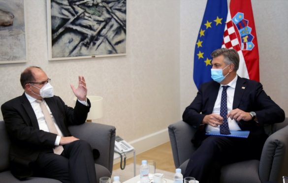 Sastanak Šmita i Plenkovića: Razgovarali o procesu izborne reforme u BiH