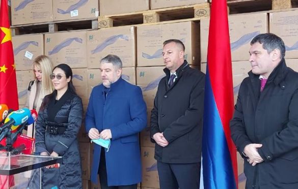 Uručena donacija Kine zdravstvenim ustanovama u Srpskoj vrijedna 1,37 miliona KM