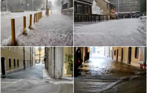 Potop u Splitu, zatvoreni neki putevi u Dalmaciji