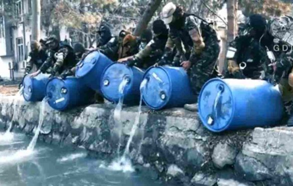 Talibani prosuli 3.000 litara alkohola u kanal