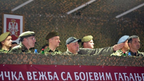 Izvedena najveća vježba Vojske Srbije u noćnim uslovima