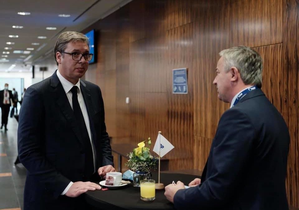 Borenović sa Vučićem na Samitu EU – Zapadni Balkan: Prijateljstvo Srbije i Srpske put da se lakše odoli svim izazovima