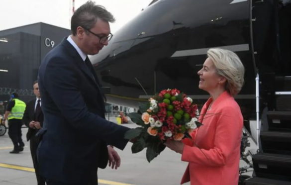Dobro došli u Srbiju: Vučić dočekao Ursulu fon der Lajen