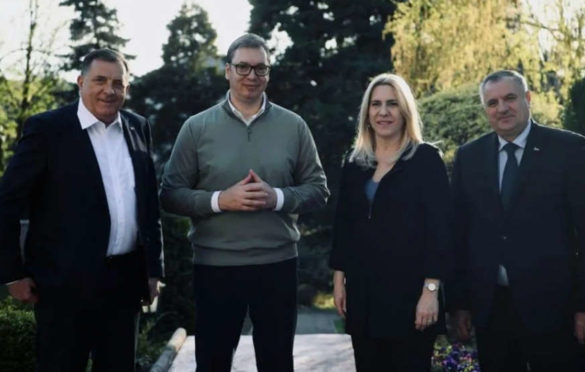 Vučić sa Dodikom i rukovodstvom Srpske o ključnim pitanjima saradnje